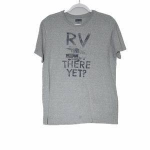 State of Mine RV There Yet Mens Gray Printed T-Shirt Short Sleeve Regular Size M